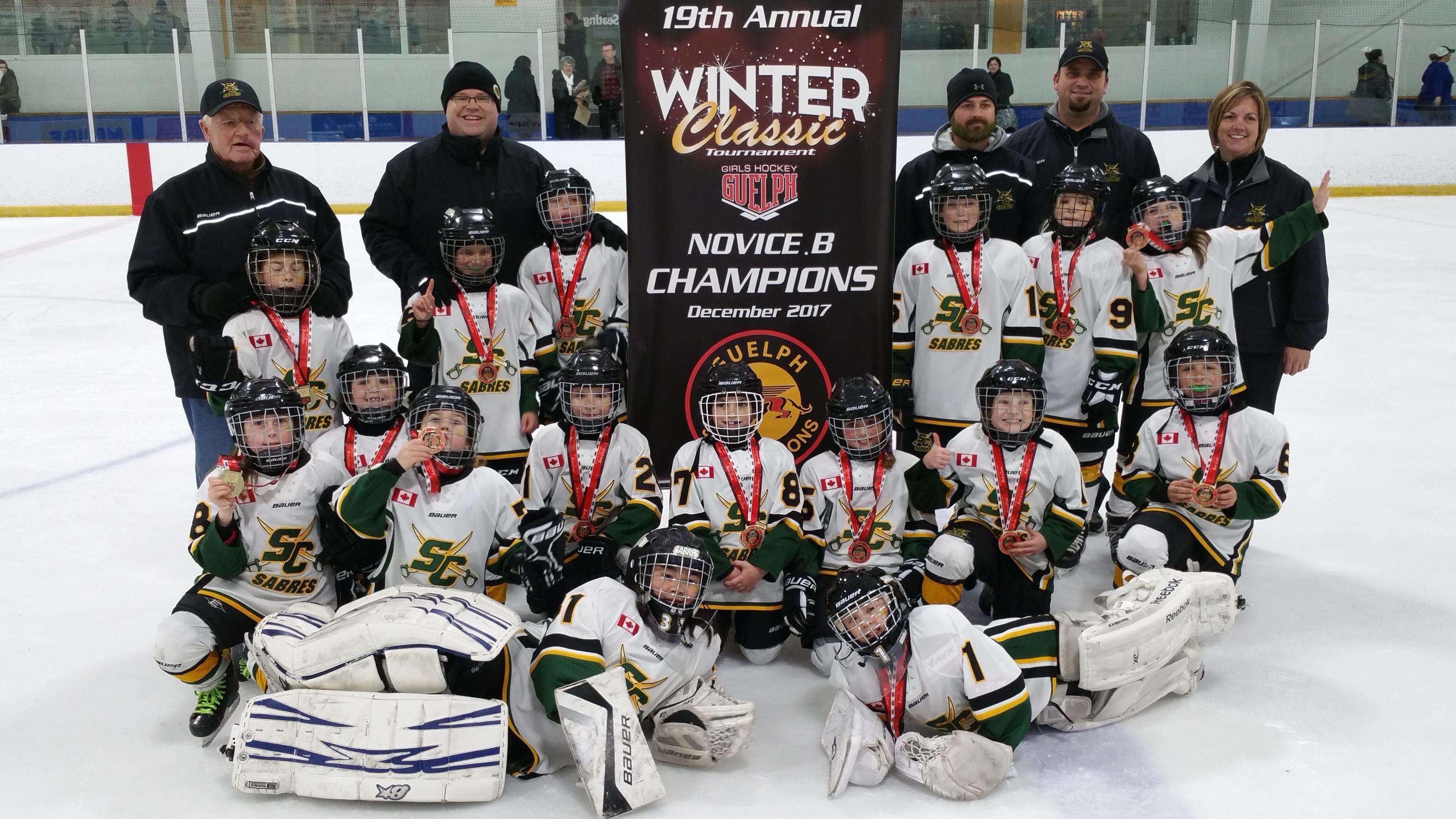 Novice B - Guelph Winter Classic - Gold Medalists