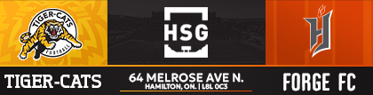 7. Hamilton Tiger Cats and Forge FC